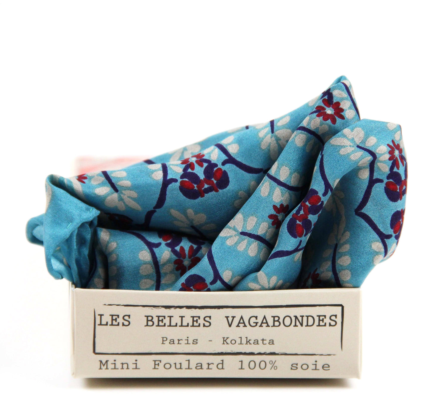 Foulard TURQUOISE - Mini Albertine