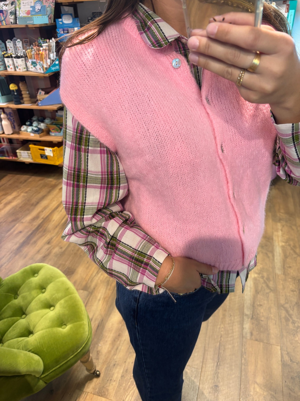 Gilet BABY PINK - Laura