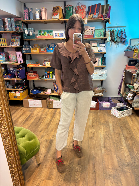 Pantalon lin SABBIA - KL79007