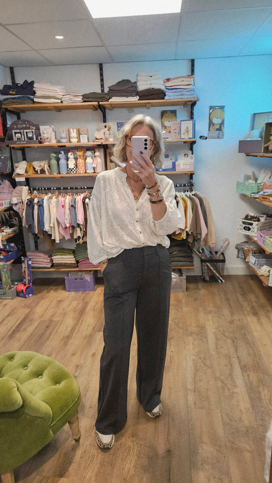 Pantalon DARK GREY MELANGE - Ihkate