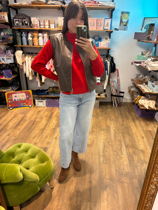 Veste reversible KAKI - Cecile
