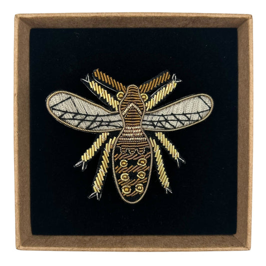 Broche Insecte métallique