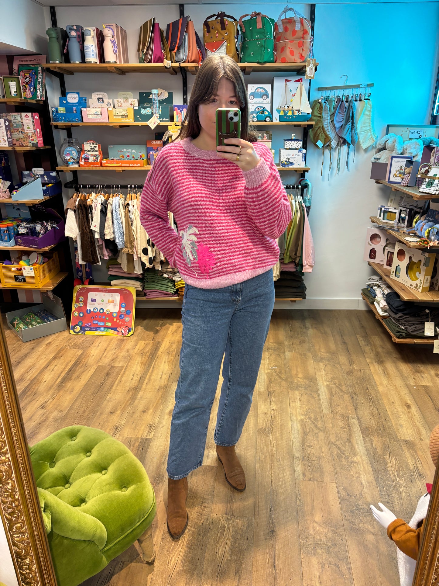 Pull RAYURE FUSHIA - Palmbeach