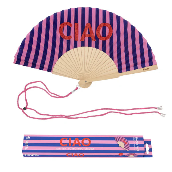 Eventail "CIAO" - Glitter