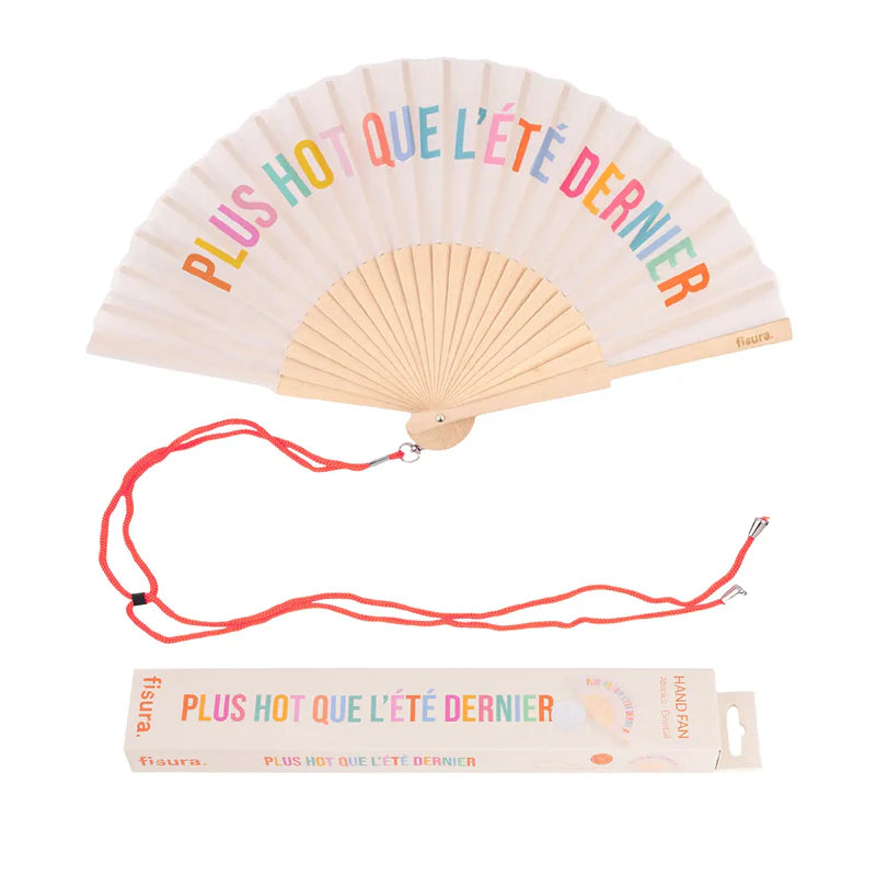 Eventail "Plus hot que l'été dernier"