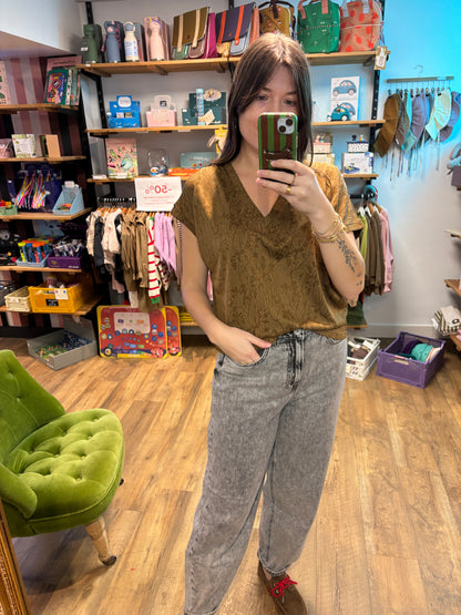 Tee-shirt BRUN - Raja