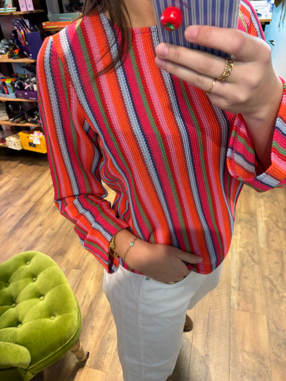Top MULTI STRIPE - Ihlibella