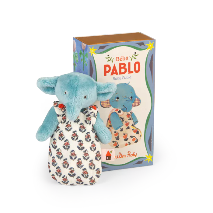 Peluche Pablo l'éléphant Les Minouchkas - Moulin Roty