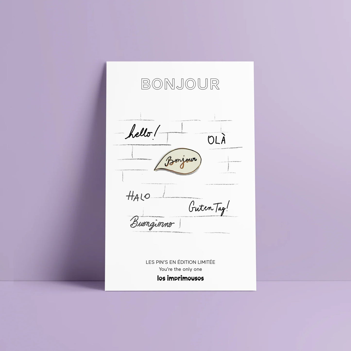 Pin’s Bonjour