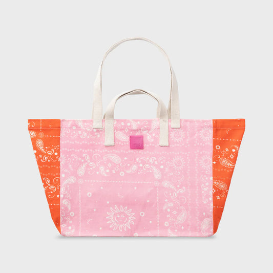 Sac cabas imprimé bandana - MULTICOLORE