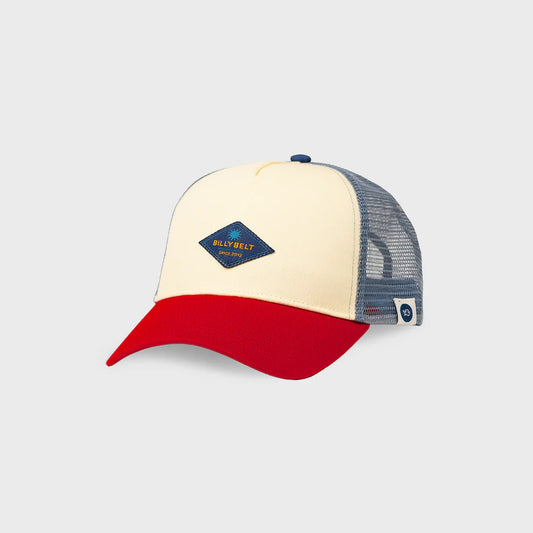 Casquette en coton Trucker - JAUNE & BLEU