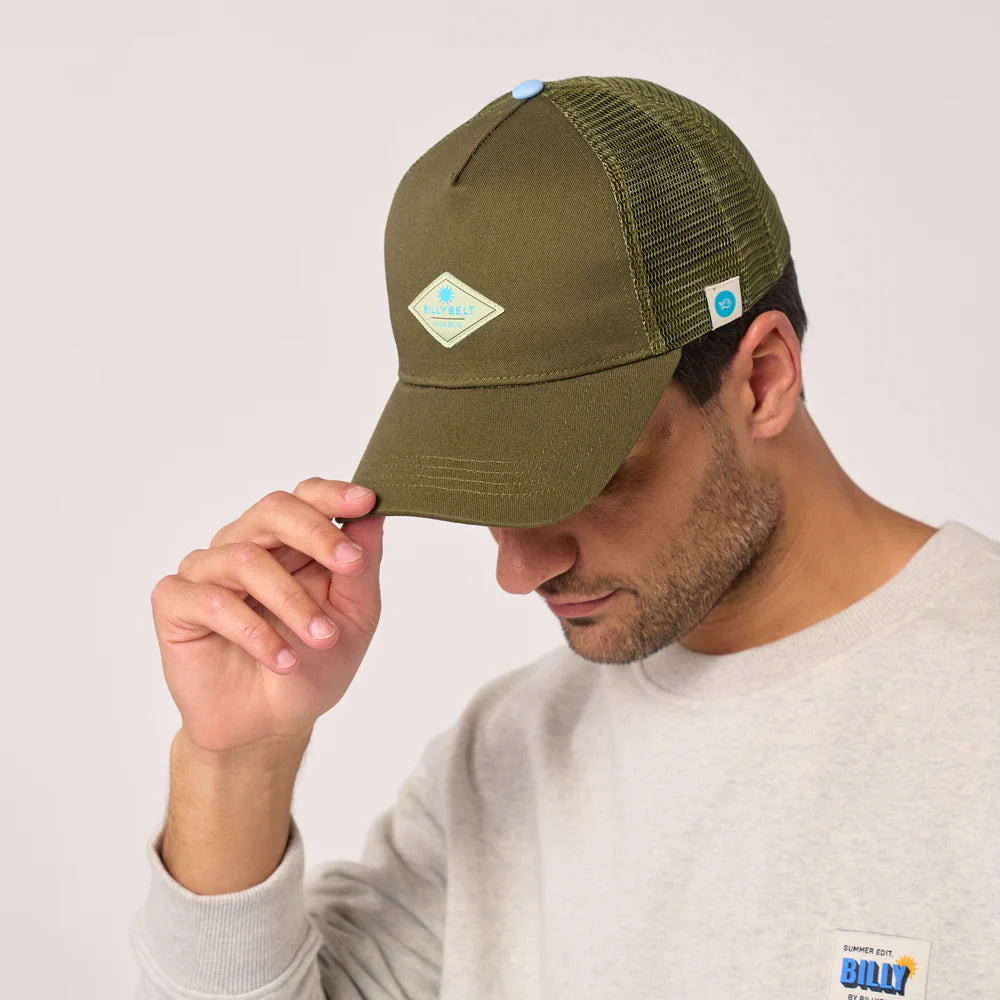 Casquette en coton Trucker - KAKI