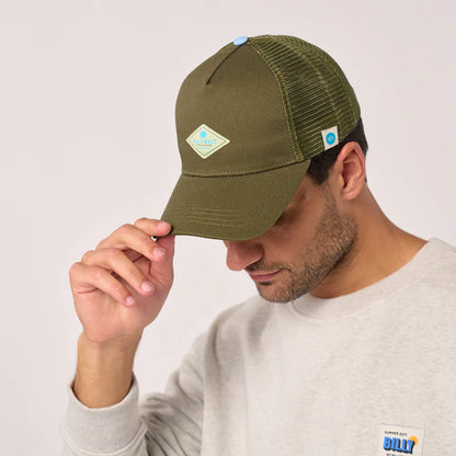 Casquette en coton Trucker - KAKI