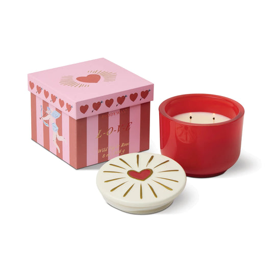 Bougie HEART - WILD FIG & ROSE