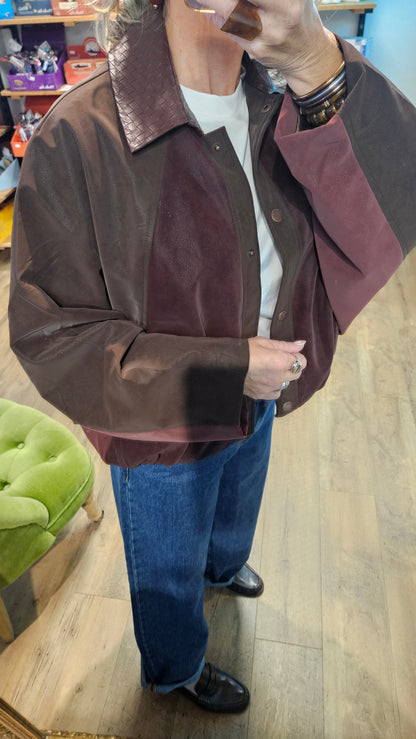Veste PATCHWORK PURPLE - Leandro