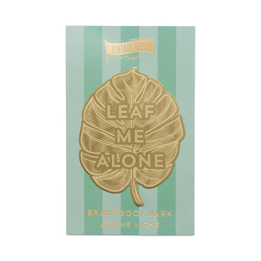 Marque page - LEAF ME ALONE
