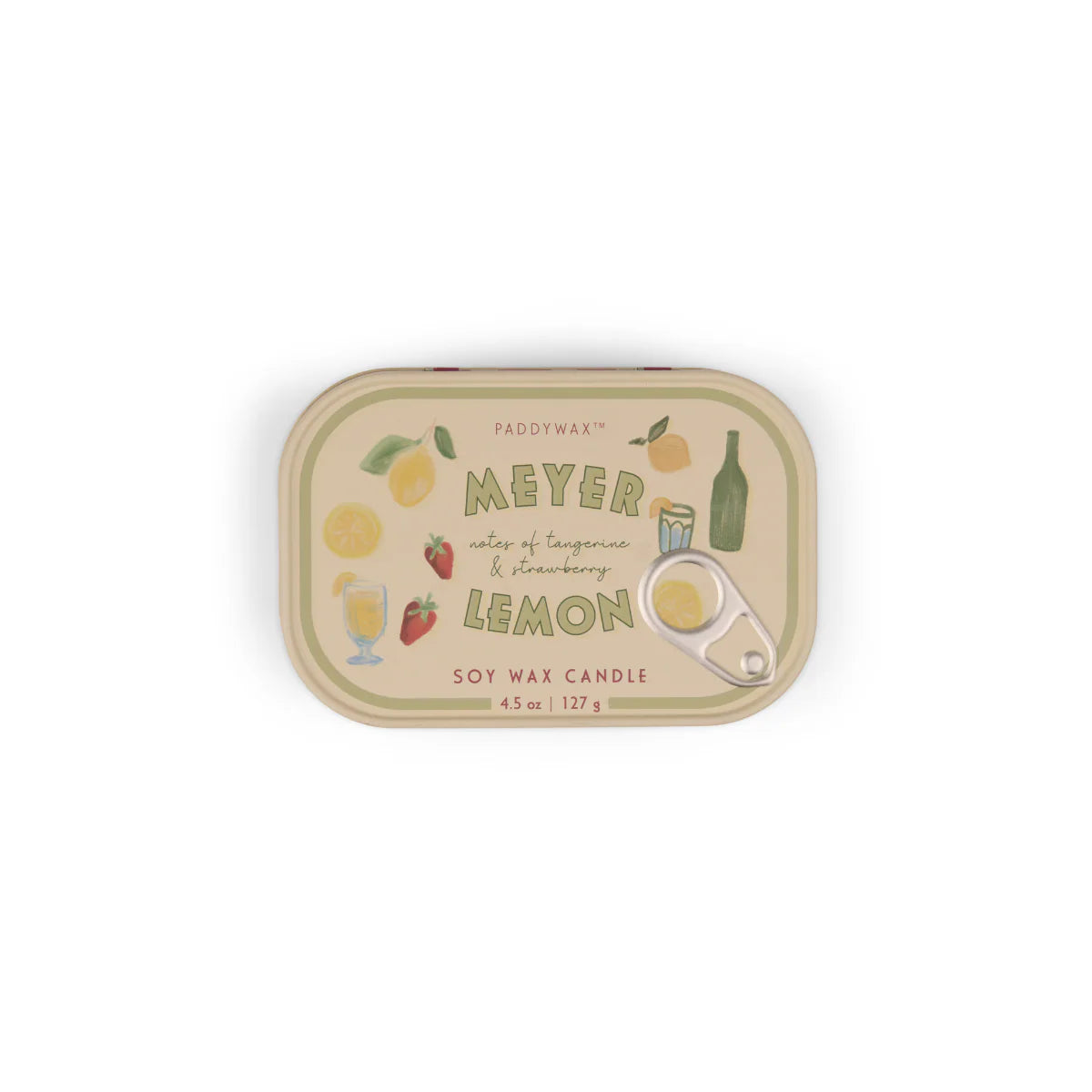 Bougie en boîte bistro - LEMON