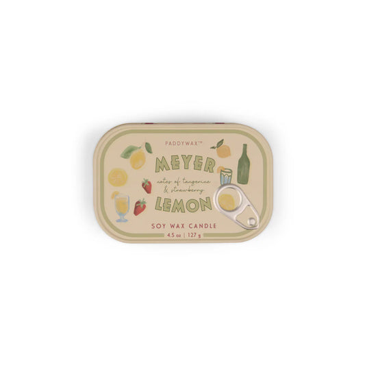 Bougie en boîte bistro - LEMON