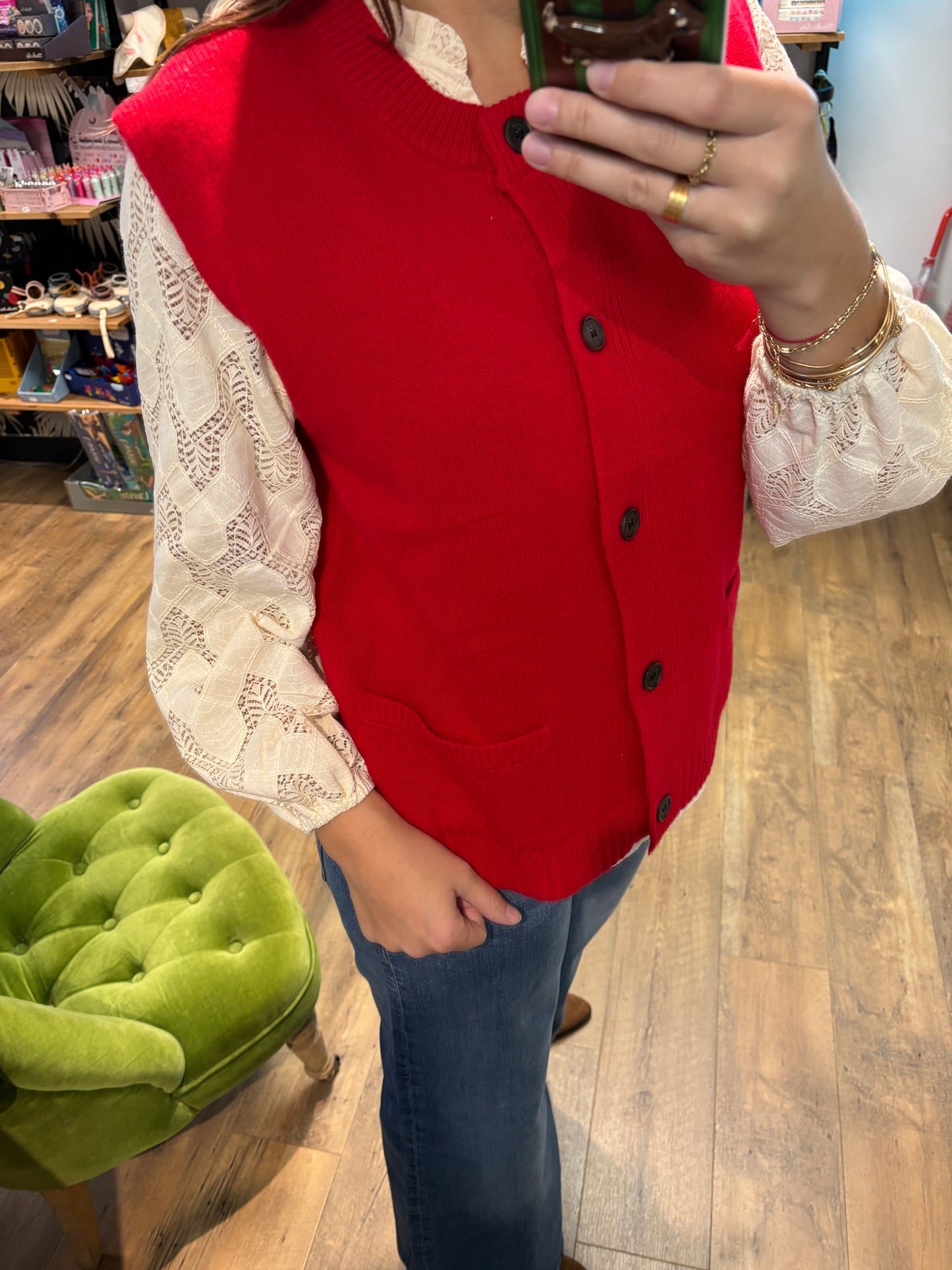 Gilet sans manche ROUGE - Matt