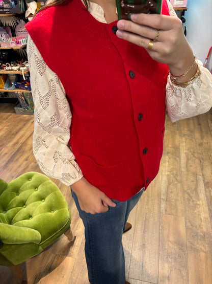 Gilet sans manche ROUGE - Matt