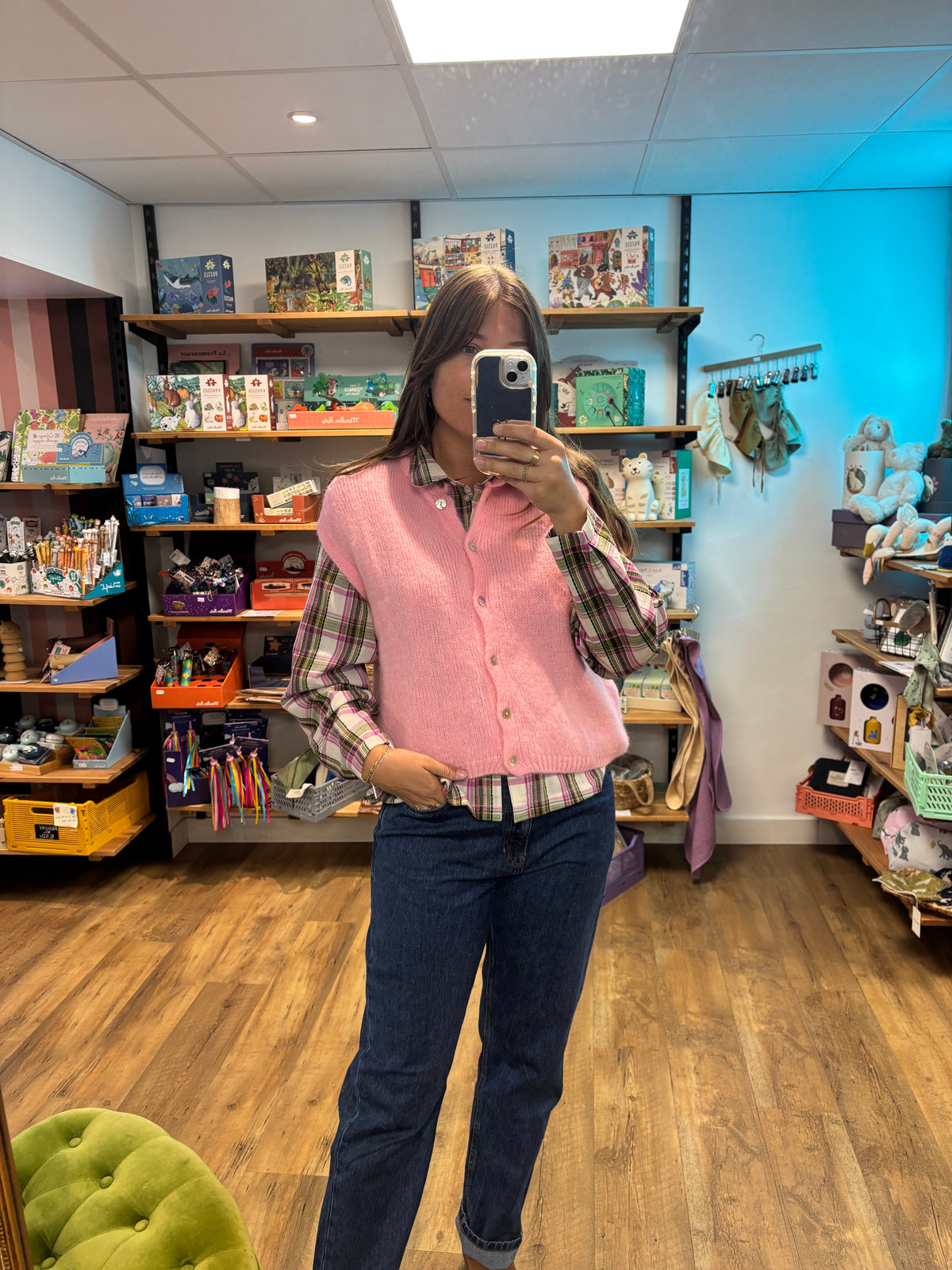 Gilet BABY PINK - Laura