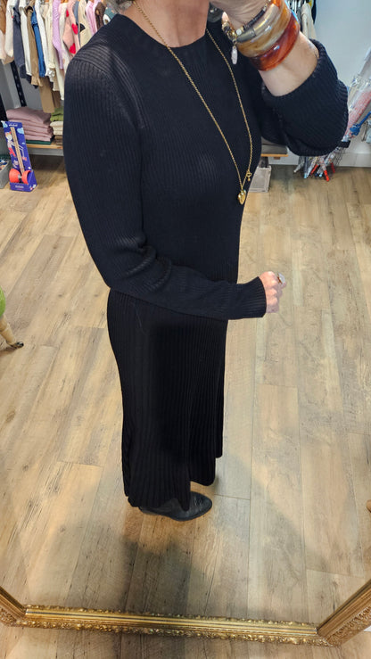 Robe maille NOIR - Mony