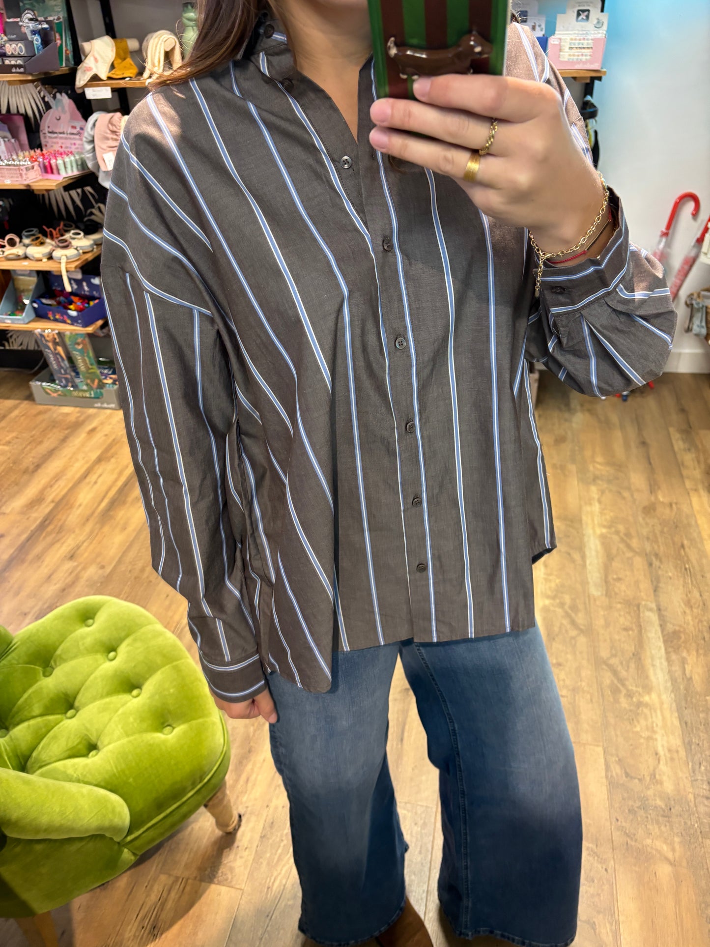 Chemise BROWN STRIPE - IHSADIA