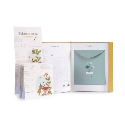 Livre de naissance Trois petits lapins - Moulin Roty