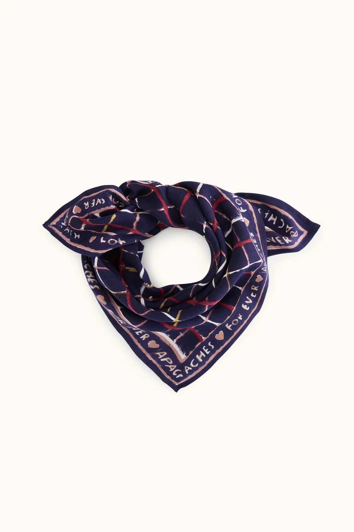 Foulard "Manika" CAHIER INDIGO - Apaches