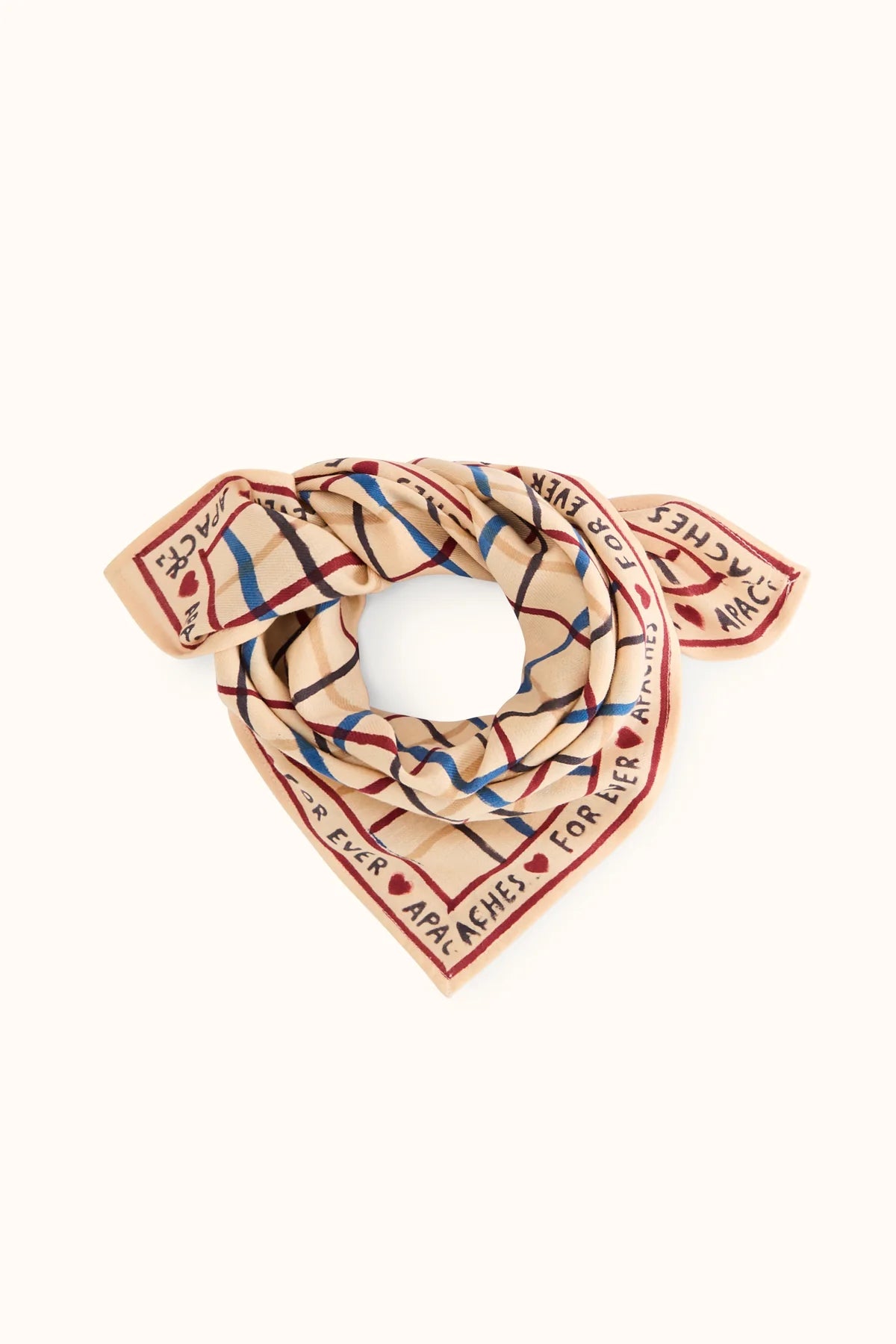 Foulard "Manika" CAHIER MACADAMIA - Apaches