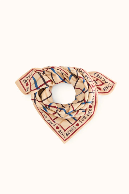 Foulard "Manika" CAHIER MACADAMIA - Apaches
