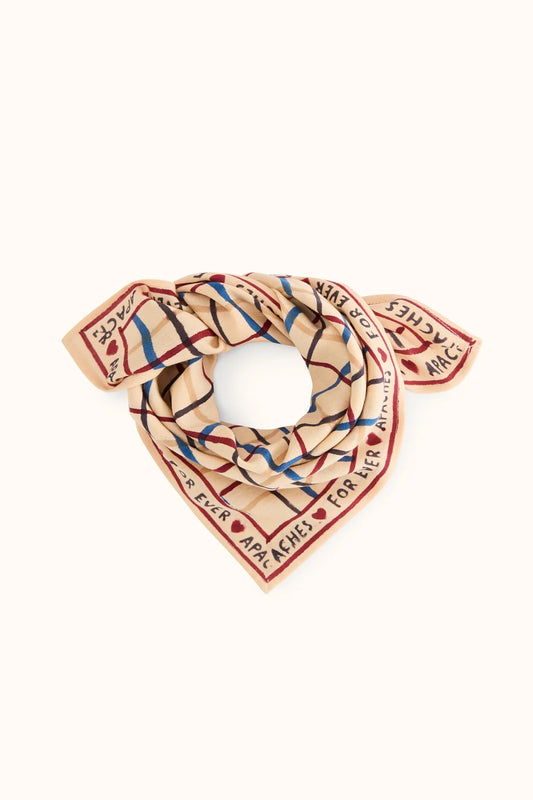 Foulard "Manika" CAHIER MACADAMIA - Apaches