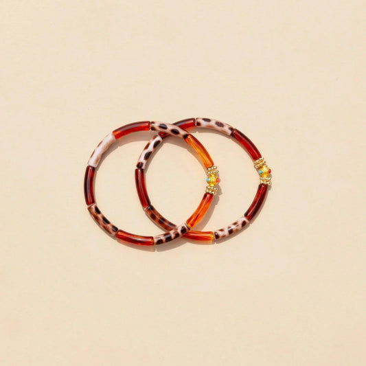 Bracelet mini LEO MIX BROWN