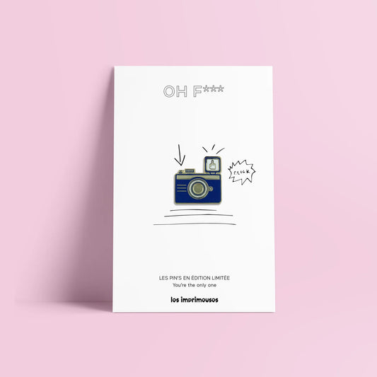 Pin’s Appareil Photo - Oh F*ck !