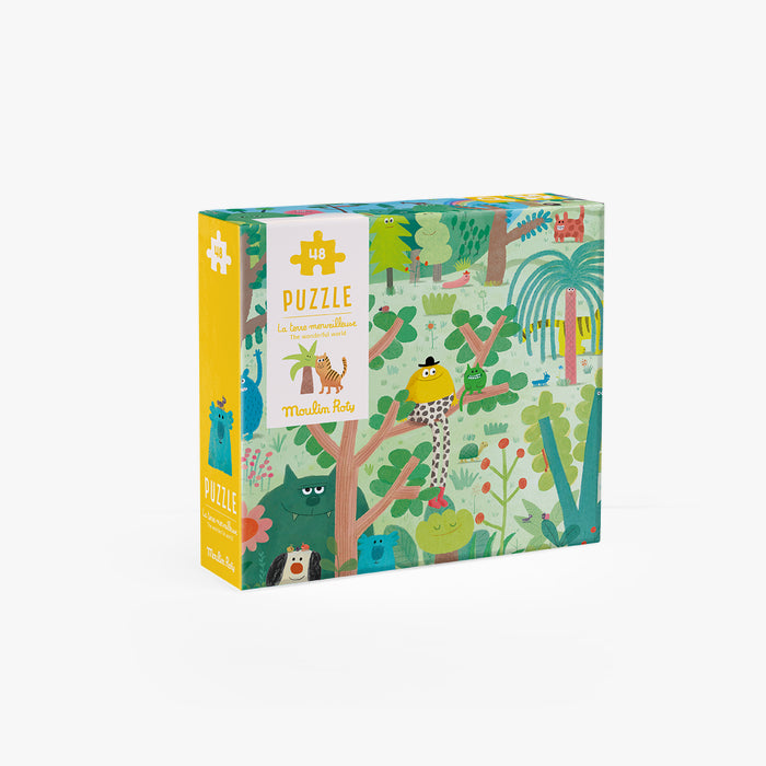 Puzzle La terre merveilleuse 48 pcs - Moulin Roty