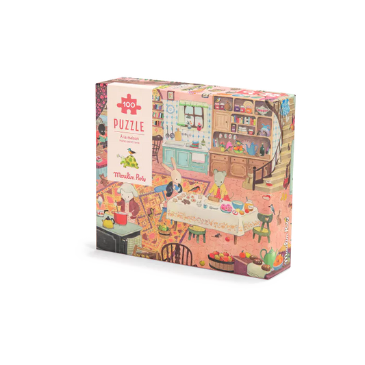 Puzzle À la maison La Grande Famille 100pcs - Moulin Roty