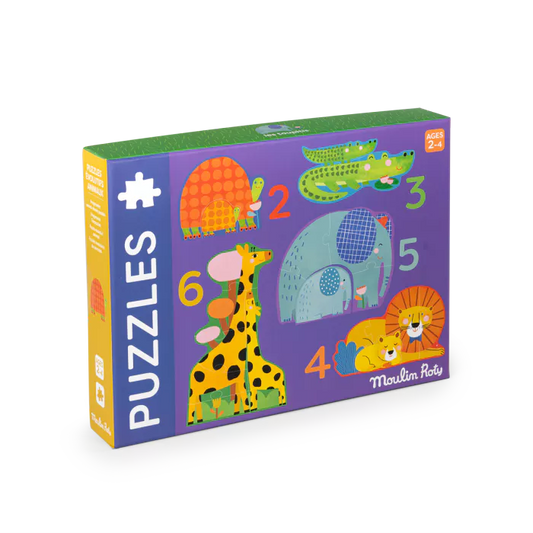 Puzzle évolutif animaux - Les Toupitis - Moulin Roty