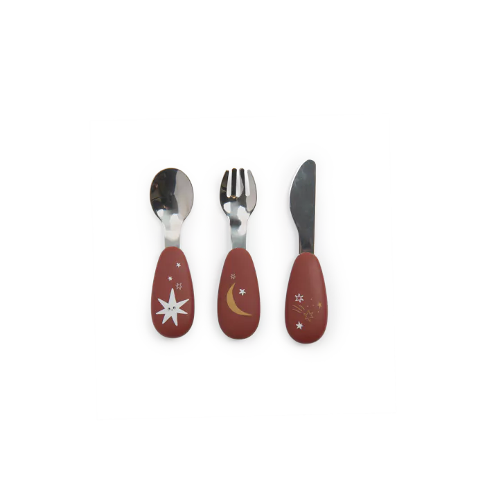 Set couverts silicone Après La Pluie - Moulin Roty