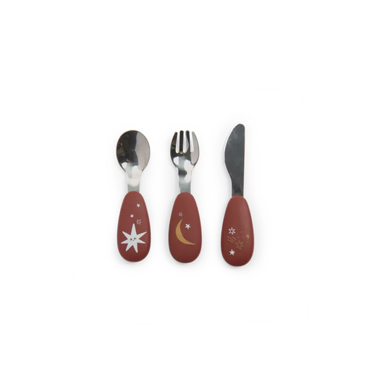 Set couverts silicone Après La Pluie - Moulin Roty