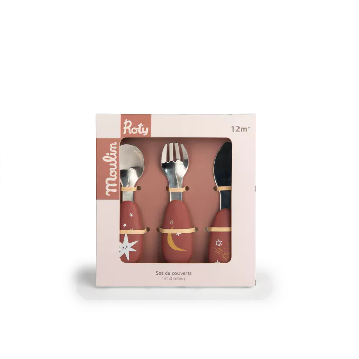 Set couverts silicone Après La Pluie - Moulin Roty