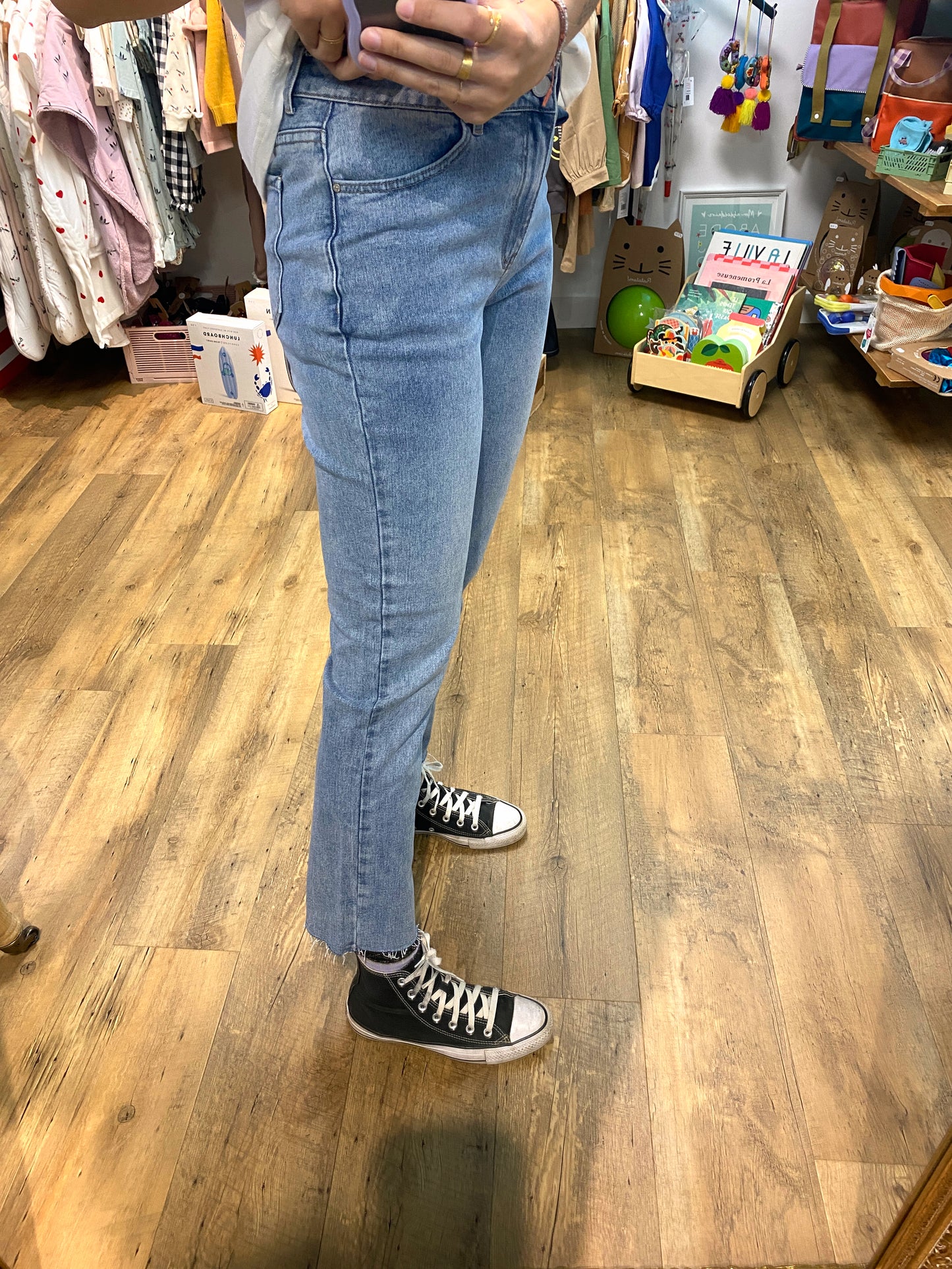 Jean straight LIGHT BLUE DENIM - Vistray DL