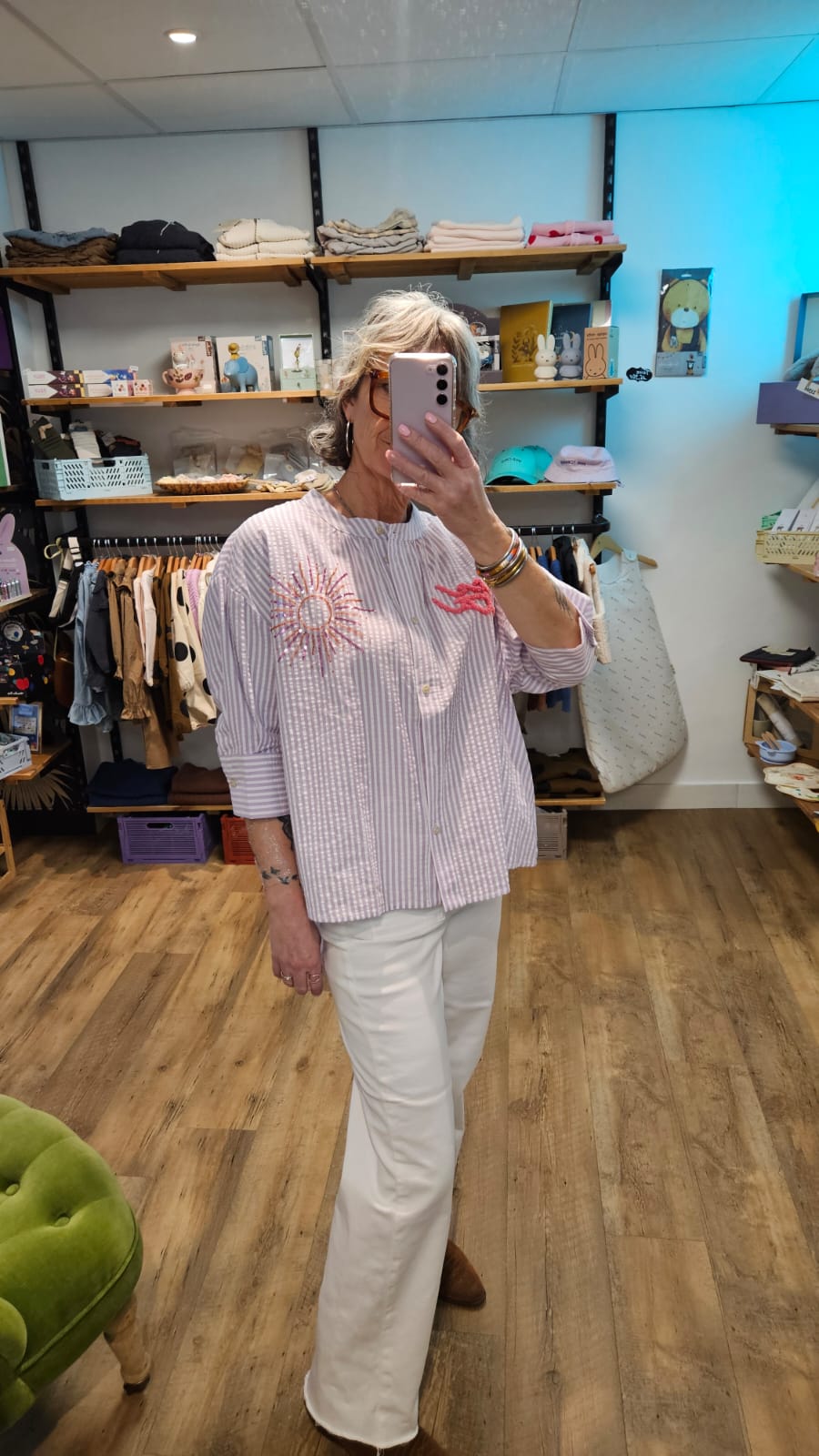 Chemise RAYURES LILA - Simone