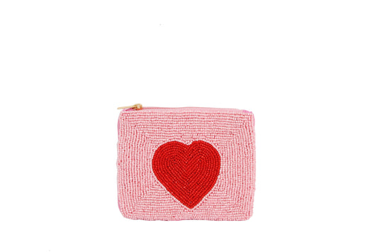 Porte-monnaie COEUR ROSE