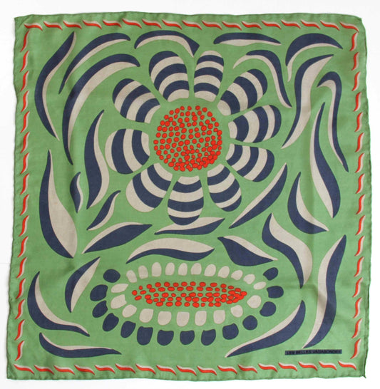 Foulard Forget me not - Kaki