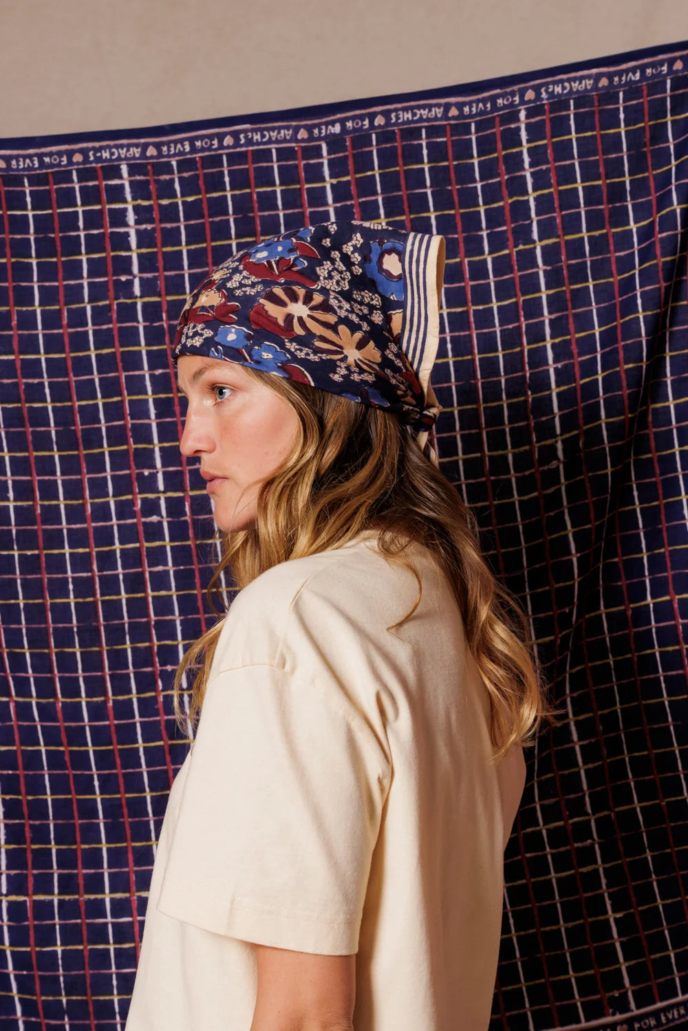 Foulard "Manika" SEPTEMBER INDIGO - Apaches