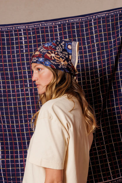 Foulard "Manika" SEPTEMBER INDIGO - Apaches