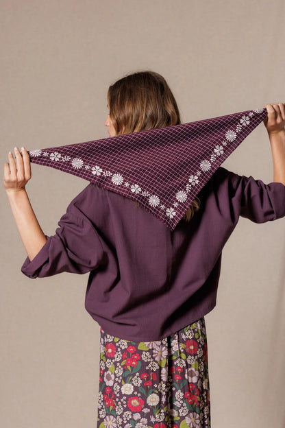 Foulard "Fayara" KHADI TAFFETA - Apaches