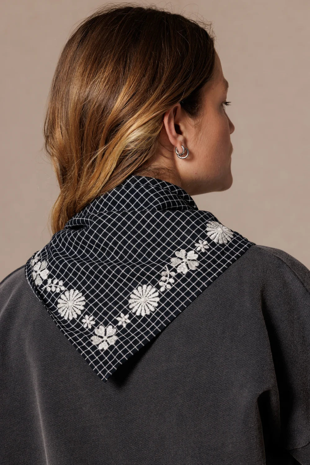 Foulard "Fayara" KHADI COAL - Apaches