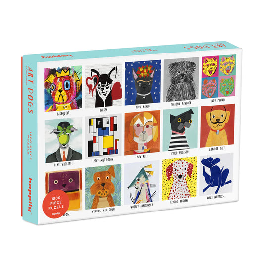 Puzzle 1000 pièces - Art Dogs