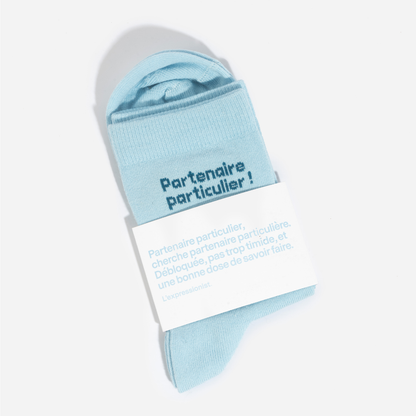Chaussettes "Partenaire Particulier !" Avant-gardiste